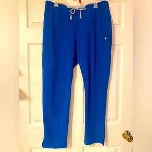 FIGS Technical Collection Royal Blue Scrub Pants /Sz Large